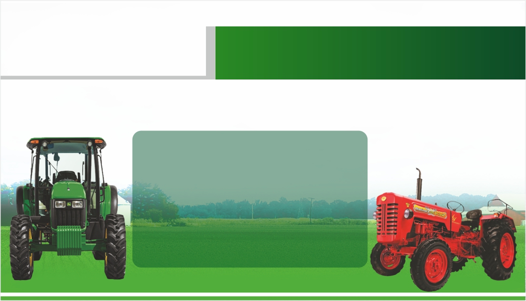 Good looking visiting card for Tractor Company in multi color background  with an image of tractor. Fully ready template, just text details & it is  ready in two minutes.
