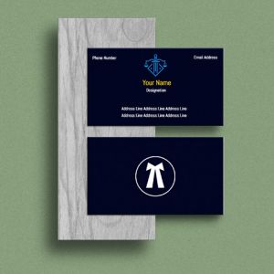 Best creative advocate/lawyer online visiting card template with background image and sample design free download dark blue with yellow and white colour visiting card for advocate/ lawyers in very new look