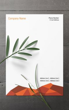Whimsical letterhead design with playful typography, Minimalist letterhead design with a textured paper background, Creative letterhead design with a collage of images