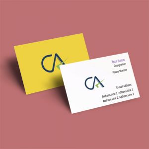 chartered accountant visiting card, templates, online free, online free, best business card, Violent Color Visiting card