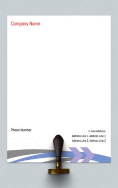 Creative letterhead template with a contemporary vibe, Abstract and creative letterhead design, Elegant letterhead with a touch of creativity