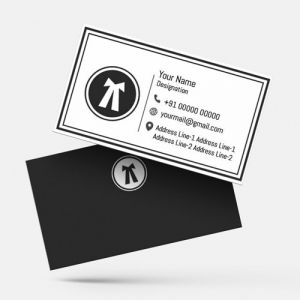 Best creative advocate/lawyer online business visiting card template with background image and sample design free download Classy Look Design for Advocate
