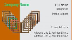 Visiting card Designs Printing for Photo Frames