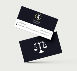 Best creative advocate/lawyer online visiting card template with background image and sample design free download Advocate Visiting Card black and yellow color