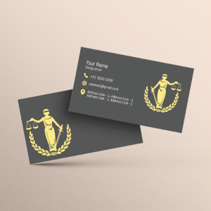 Best creative advocate/lawyer online business visiting card template with background image and sample design free download Royal Design for Advocate