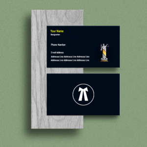 Best creative advocate/lawyer online visiting card template with background image and sample design free download Dark Blue colour visiting card design for professional advocates in very creative way