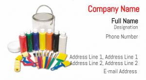 Printing for painting-service--visiting-card