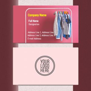 boutique fashion woman visiting cards design idea with sample image with free download with format template full matter 