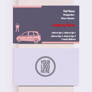 Visiting card Designs Printing for Car Rental