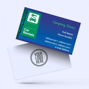 Visiting card Designs Printing for Car Rental