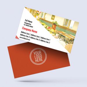 Visiting card Designs Printing for Catering Services