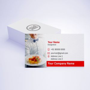 Professional catering card printing, Catering business card templates, Visiting card printing for caterers, High-quality catering cards, Catering card design service, Catering event business cards, Personalized catering service cards, Customizable caterer