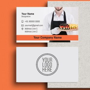 Professional catering card printing, Catering business card templates, Visiting card printing for caterers, High-quality catering cards, Catering card design service, Catering event business cards, Personalized catering service cards, Customizable caterer