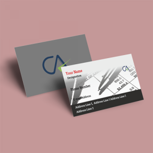 chartered accountant ca visiting, business card design online for free samples with guidelines format & background 