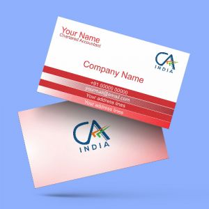 chartered accountant ca visiting card design online for free samples with guidelines format & background, online free, best business card