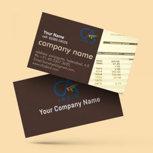 Chartered Accountants ca business visiting card format design sample firm guidelines images
