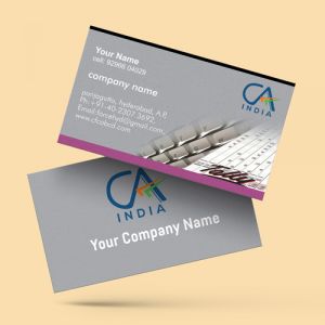 chartered accountant ca visiting card design online for free samples with guidelines format & background, professional, Images, Red Color 