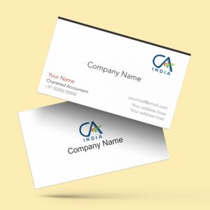 chartered accountant visiting card, templates, business card, professional, Images, Background, Green Color Visiting Card