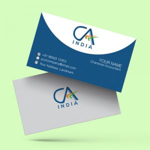 chartered accountant ca visit card design online for free samples with guidelines format & background, online free, best business card