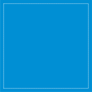 Cobalt Blue Square Sticker