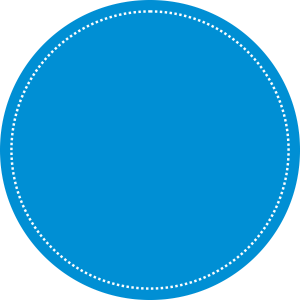 Cobalt Blue Color Circle