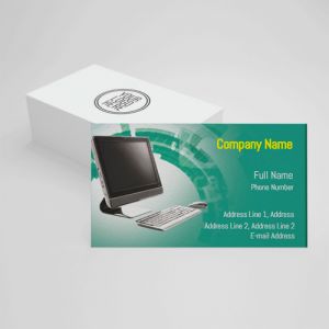 Visiting card designs Printing for Computer Shop