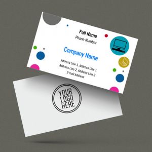 Visiting card designs Printing for Computer Shop