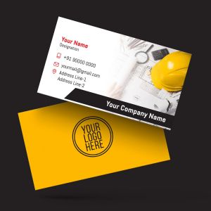 Construction business card templates, Custom construction visiting cards, 
Contractor visiting card design, Online printing for construction cards, 
Professional construction business cards, Construction company logo on cards, 
Construction trade busin
