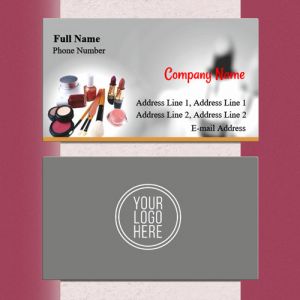 cosmetics business / visiting card design ideas images background psd designs online free template sample format free download
