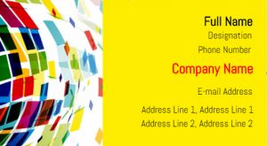 Visiting card designs Printing for Abstract