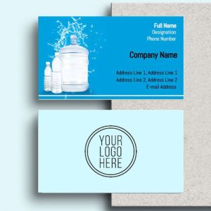 Visiting card Designs Printing for Drinking Water