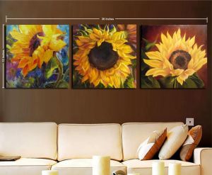 Sunflower Family 3 Panel