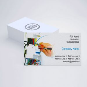 Visiting card Designs Printing for Electrician