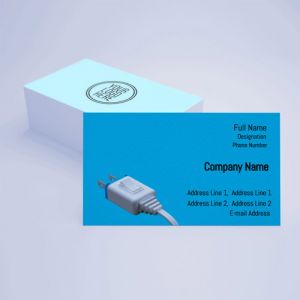 Visiting card Designs Printing for Electronics Shop