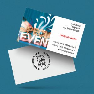 visiting card designs printing for event company