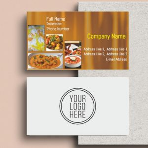 Visiting card designs Printing for Food Court