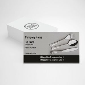 Visiting card designs Printing for Food Court