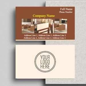 Visiting card Designs Printing for Furniture