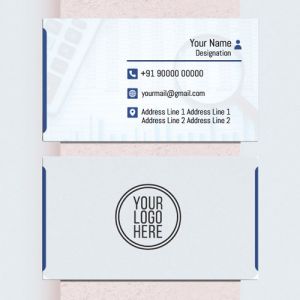 GST tax auditors part-time Consultant Accountant visiting card sample template format blue and gray color, accountant visiting card templates, tax consultant, GST practitioner, GST consultant, GST accountant, format, design, images, sample.