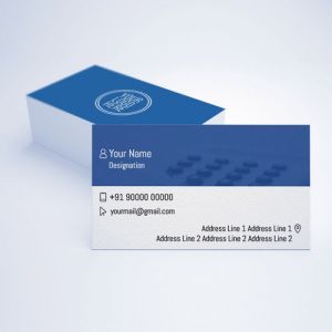 GST tax auditors part-time Consultant Accountant visiting card sample template format blue and white background, accountant visiting card templates, tax consultant, GST practitioner, GST consultant, GST accountant, format, design, images, sample.
