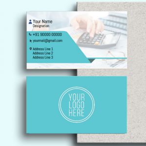 GST tax auditors  part-time Consultant Accountant visiting card sample template format green color, accountant visiting card templates, tax consultant, GST practitioner, GST consultant, GST accountant, format, design, images, sample.