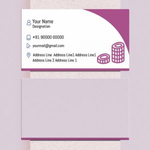 GST tax auditors part-time Consultant Accountant visiting card sample template format pink and white background, accountant visiting card templates, tax consultant, GST practitioner, GST consultant, GST accountant, format, design, images, sample.