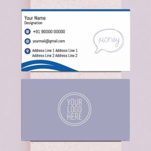 GST tax auditors part-time Consultant Accountant visiting card sample template format white and blue background. accountant visiting card templates, tax consultant, GST practitioner, GST consultant, GST accountant, format, design, images, sample.