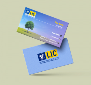 life insurance advisor LIC Agent  visiting business card online design format template sample images download online free sample with format & background sample 