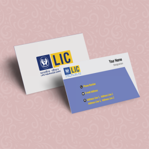 life insurance advisor LIC Agent  visiting business card online design format template sample images download, Yellow, Black, Pink, top lic agent visiting card design online free sample with format & background sample 