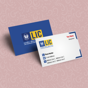 life insurance advisor LIC Agent  visiting business card online design format template sample images download White Yellow, Black, Gray top lic agent visiting card design online free sample with format & background sample 