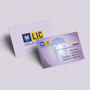 life insurance advisor LIC Agent  visiting business card online design format template sample images download yellow  Violent color