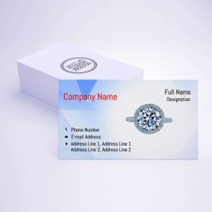 Visiting card Designs Printing for Jewellery Shop