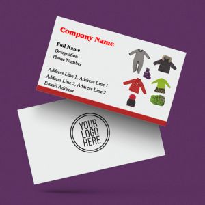 Visiting card designs Printing for Kids Garments