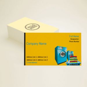 Visiting card Designs Printing for Laundry Shop